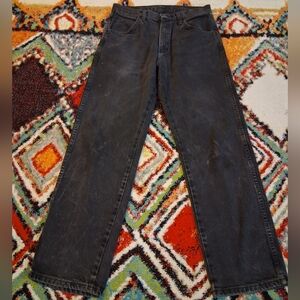 Rustler Men's Dark Gray Straight Jeans